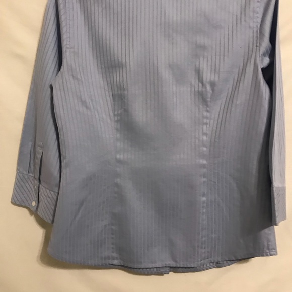 Ann Taylor size 8 grey formal shirt - Picture 3 of 7